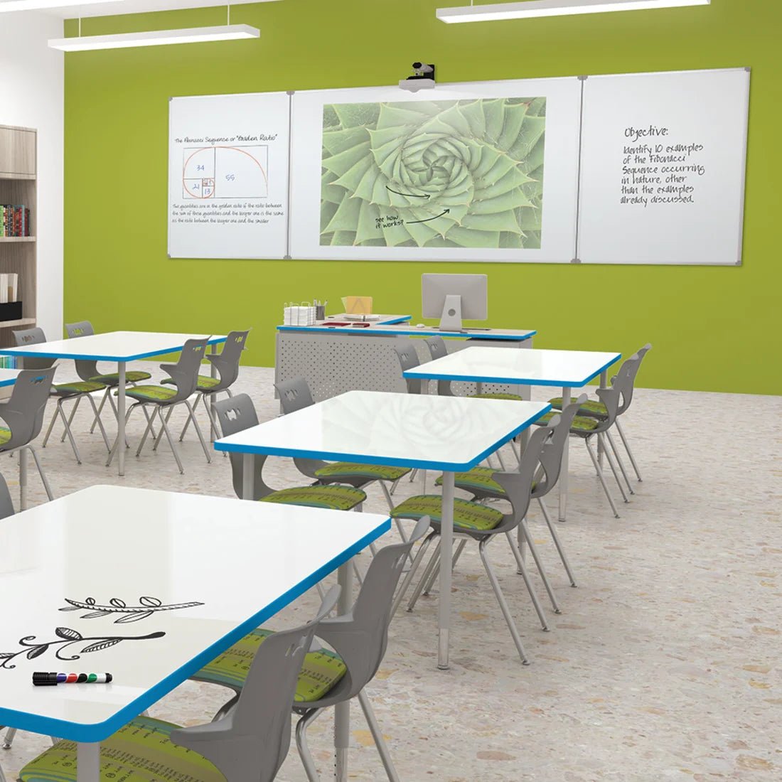 Rectangular School Design Hierarchy Rectangular School Activity Table (60