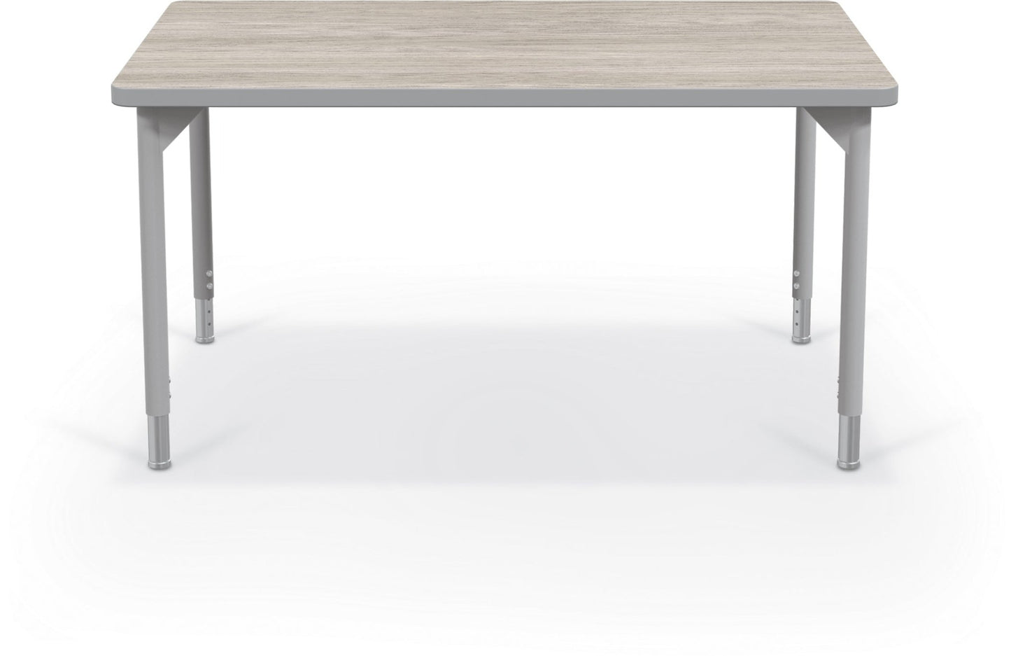 Hierarchy Rectangular School Activity Table (48"W x 30"D) HPL Top - Height Adjustable Legs by MooreCo - SchoolOutlet