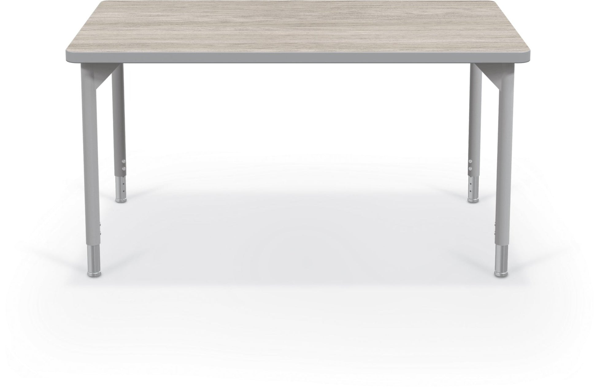 Hierarchy Rectangular School Activity Table (48"W x 30"D) HPL Top - Height Adjustable Legs by MooreCo - SchoolOutlet