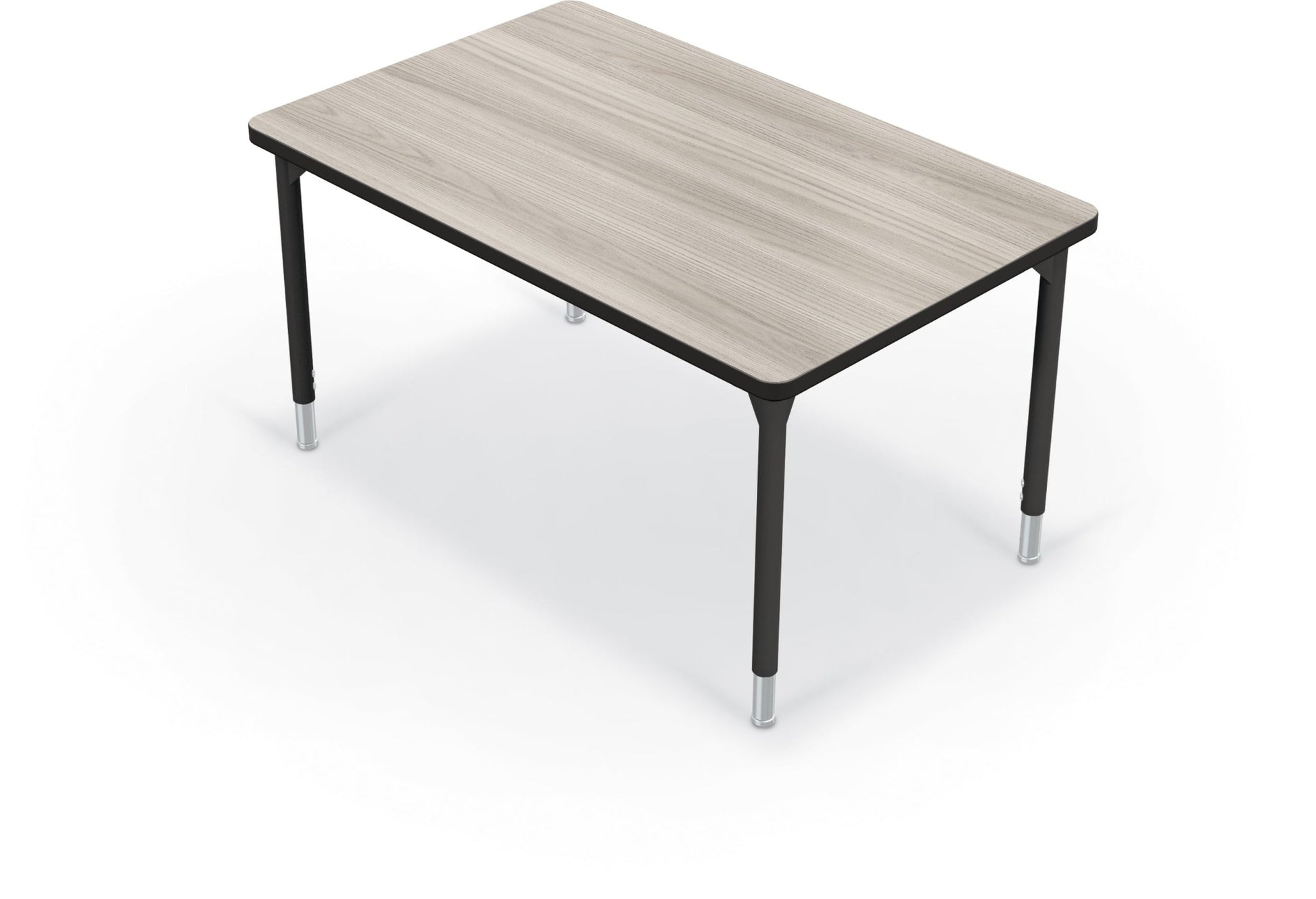 Hierarchy Rectangular School Activity Table (48"W x 30"D) HPL Top - Height Adjustable Legs by MooreCo - SchoolOutlet