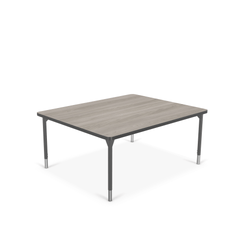 Hierarchy Rectangular School Activity Table (60"W x 48"D) HPL Top - Height Adjustable Legs by MooreCo