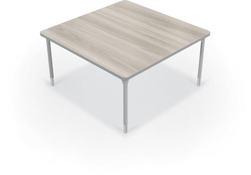 Hierarchy Square School Activity Table (48"W x 48"D) HPL Top - Height Adjustable Legs by MooreCo - SchoolOutlet