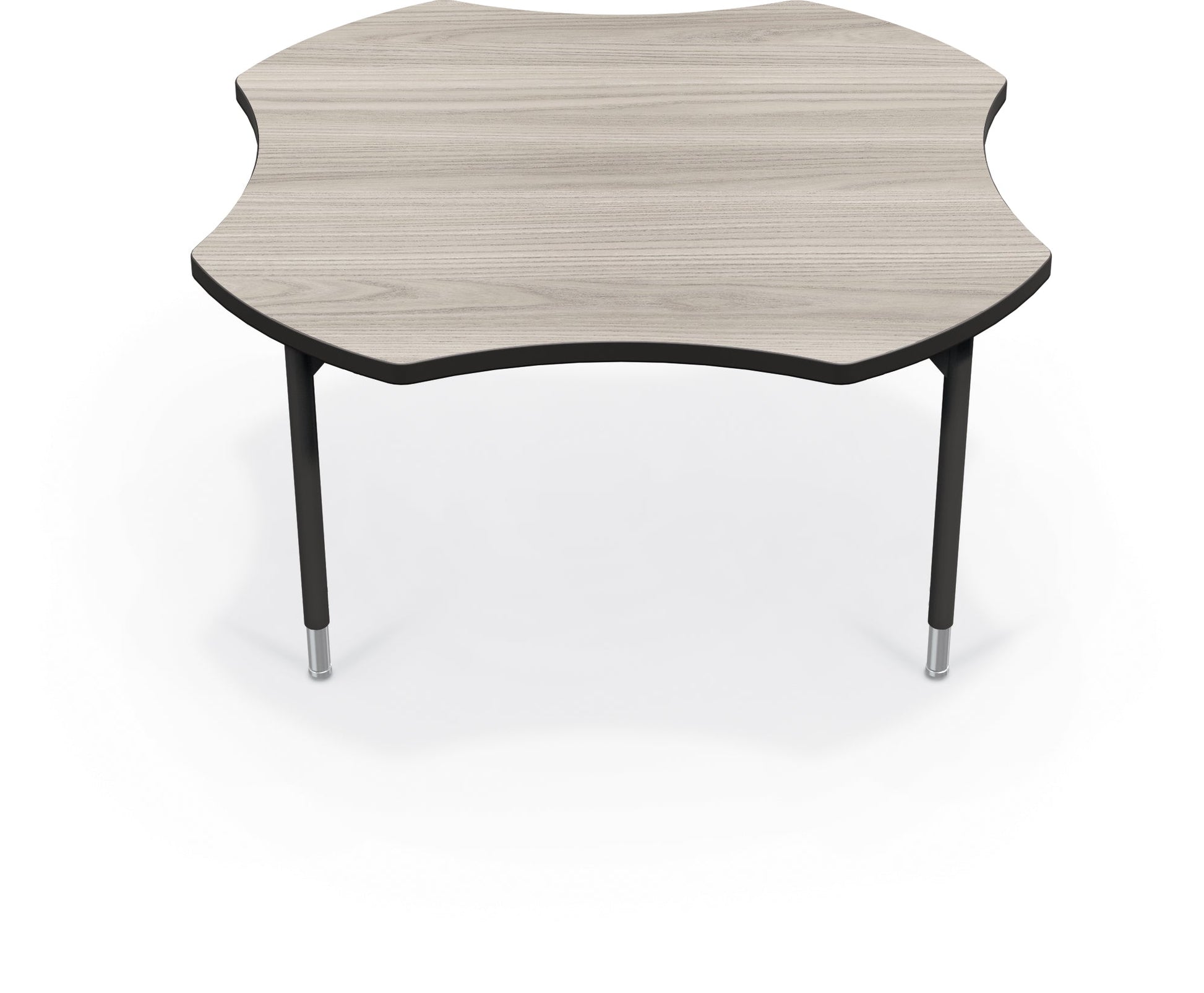 Hierarchy Clover School Activity Table (48"W x 48"D) HPL Top - Height Adjustable Legs by MooreCo - SchoolOutlet