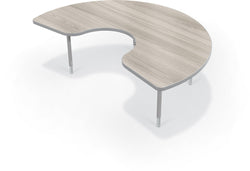Hierarchy Kidney School Activity Table (72"W x 48"D) HPL Top - Height Adjustable Legs by MooreCo