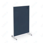 Mooreco Essentials Hierarchy Grow & Roll Mobile Magnetic Dry Erase Glass Board 6'H x 4'W - SchoolOutlet