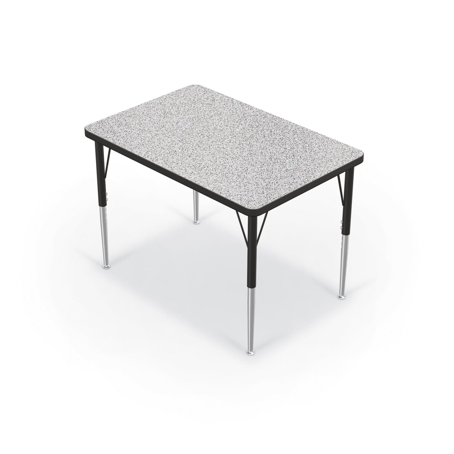 Mooreco Activity Table - 24"D x 36"W - Rectangle - Black Edgeband (Mooreco 90527-A) - SchoolOutlet