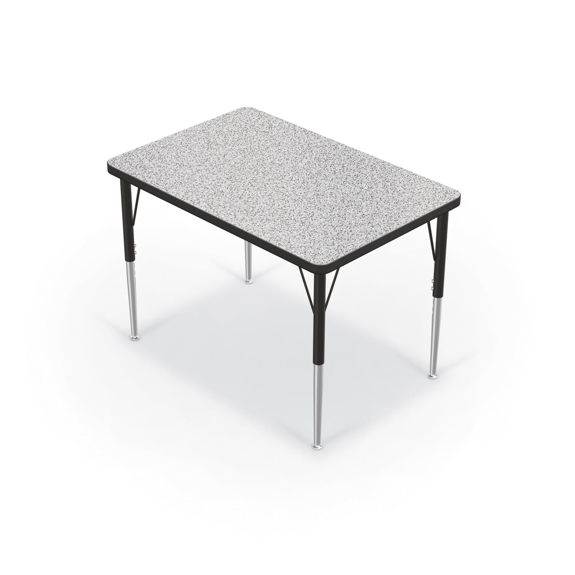 Mooreco Activity Table - 24"D x 36"W - Rectangle - Black Edgeband (Mooreco 90527-A) - SchoolOutlet