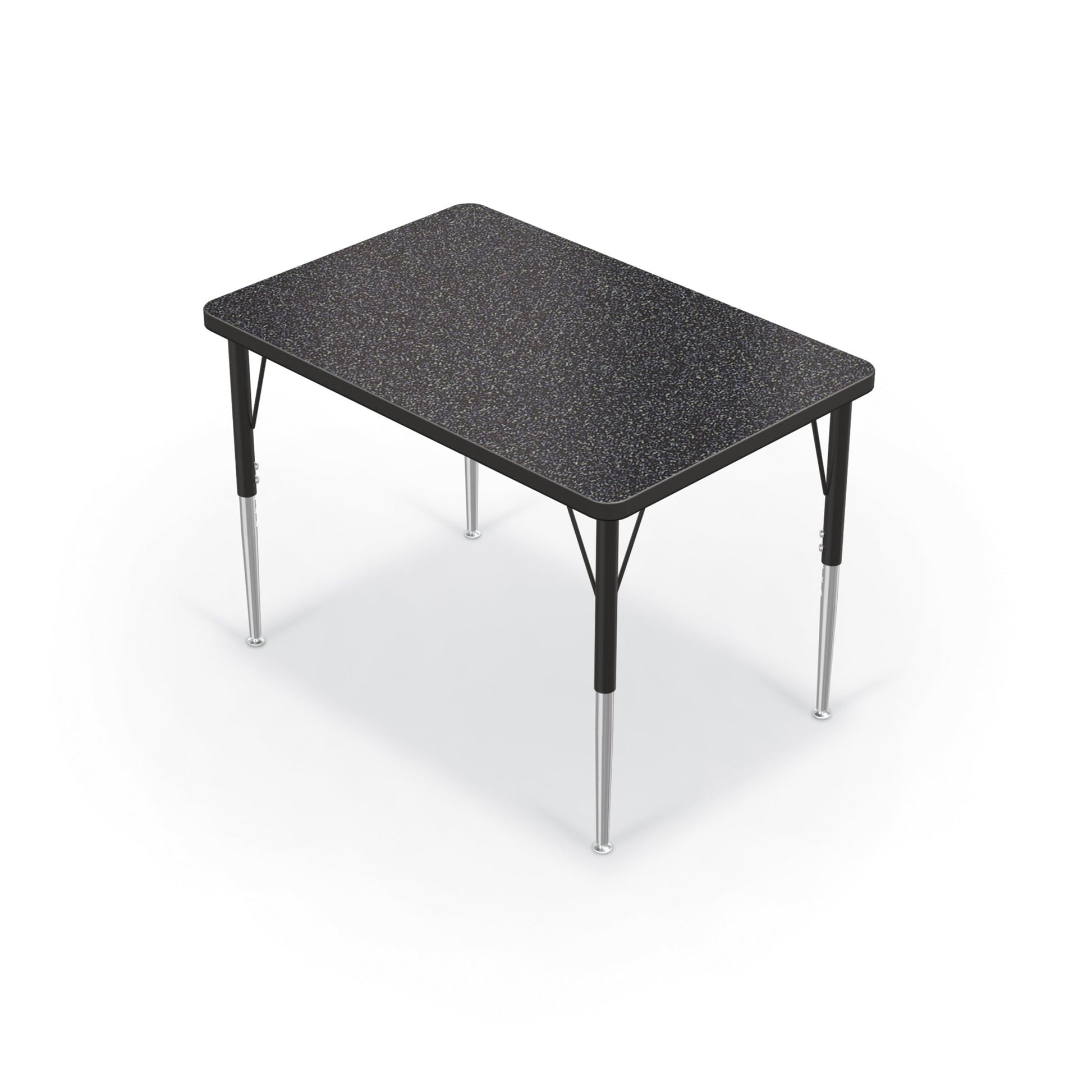 Mooreco Activity Table - 24"D x 36"W - Rectangle - Black Edgeband (Mooreco 90527-A) - SchoolOutlet