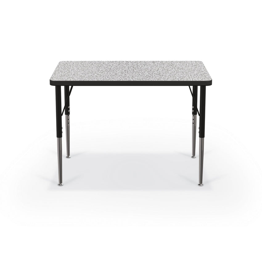 Mooreco Activity Table - 24"D x 36"W - Rectangle - Black Edgeband (Mooreco 90527-A) - SchoolOutlet