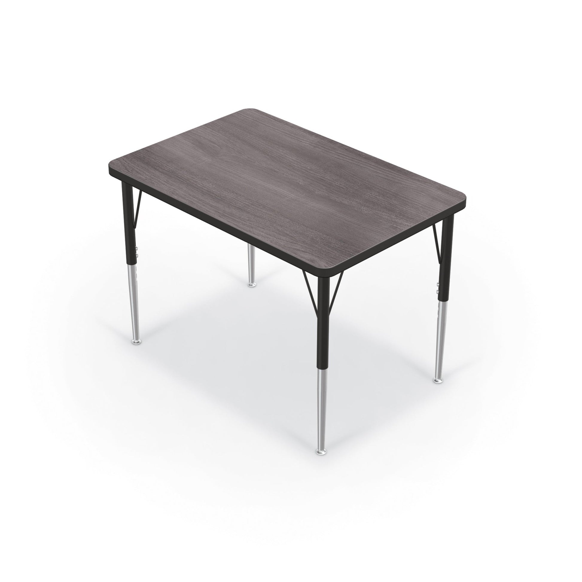 Mooreco Activity Table - 24"D x 36"W - Rectangle - Black Edgeband (Mooreco 90527-A) - SchoolOutlet