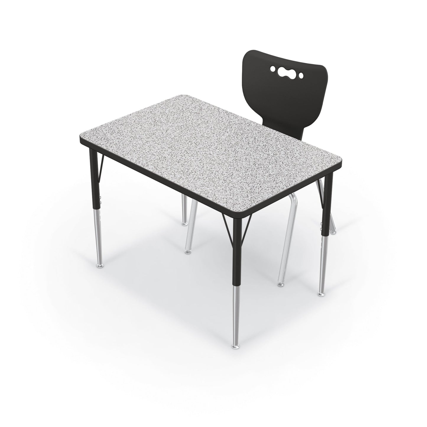 Mooreco Activity Table - 24"D x 36"W - Rectangle - Black Edgeband (Mooreco 90527-A) - SchoolOutlet