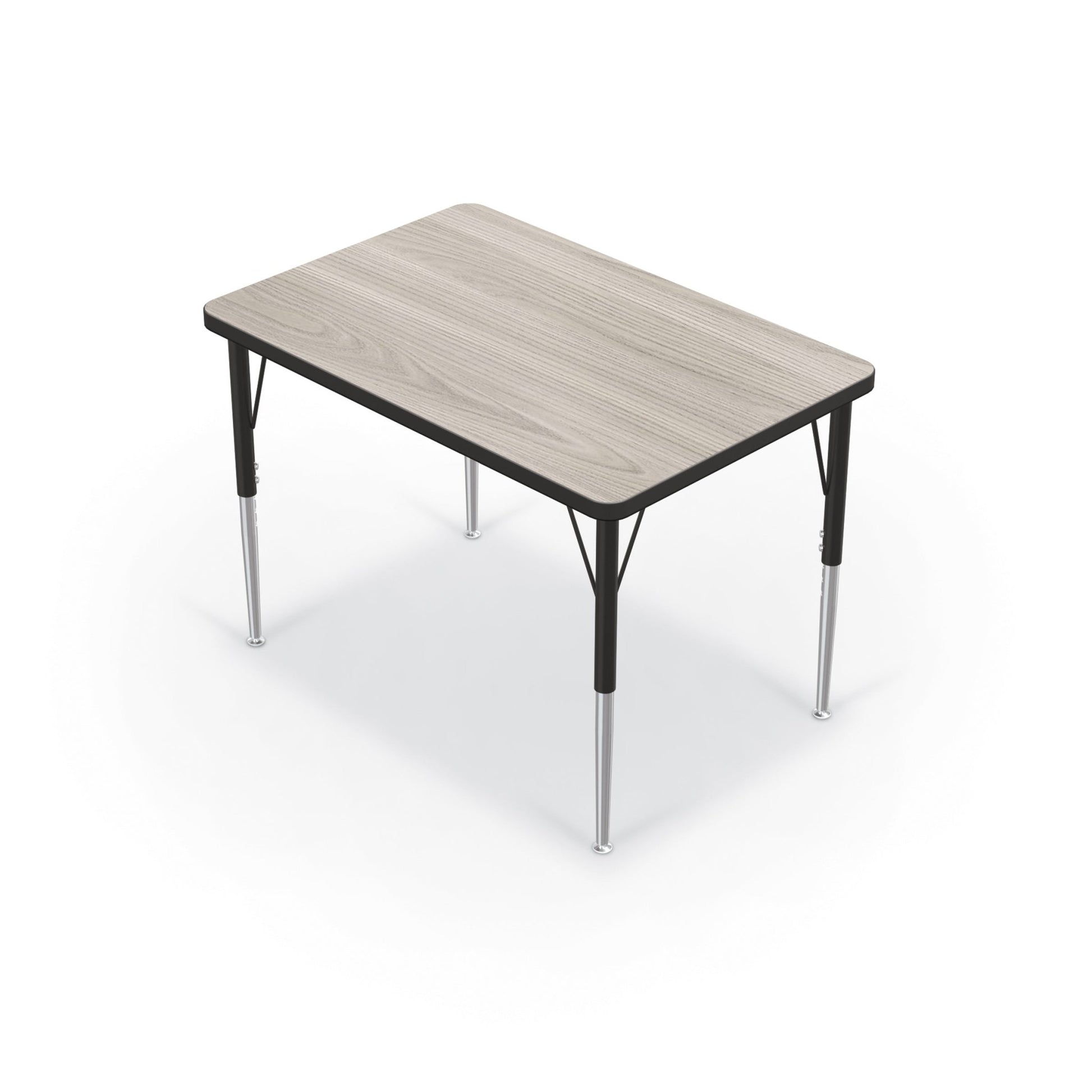 Mooreco Activity Table - 24"D x 36"W - Rectangle - Black Edgeband (Mooreco 90527-A) - SchoolOutlet