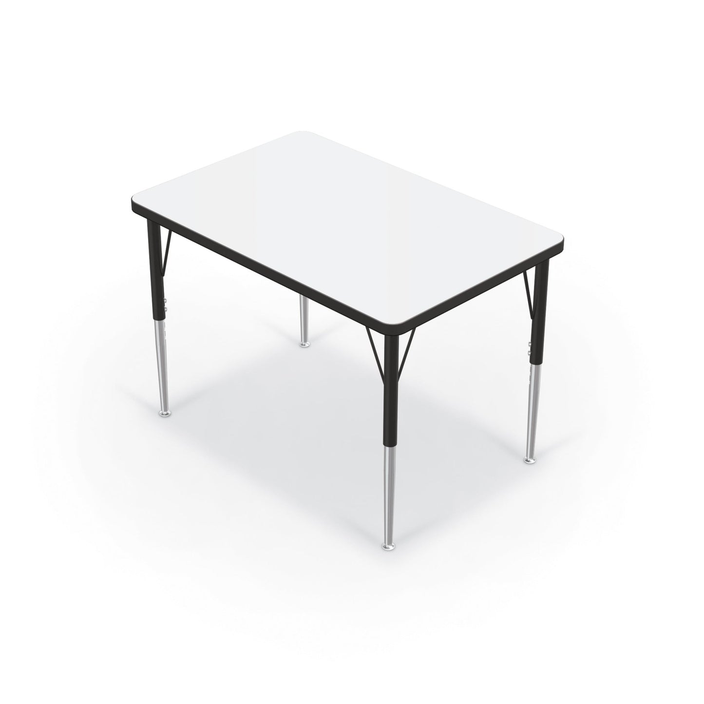 Mooreco Activity Table - 24"D x 36"W - Rectangle - Black Edgeband (Mooreco 90527-A) - SchoolOutlet