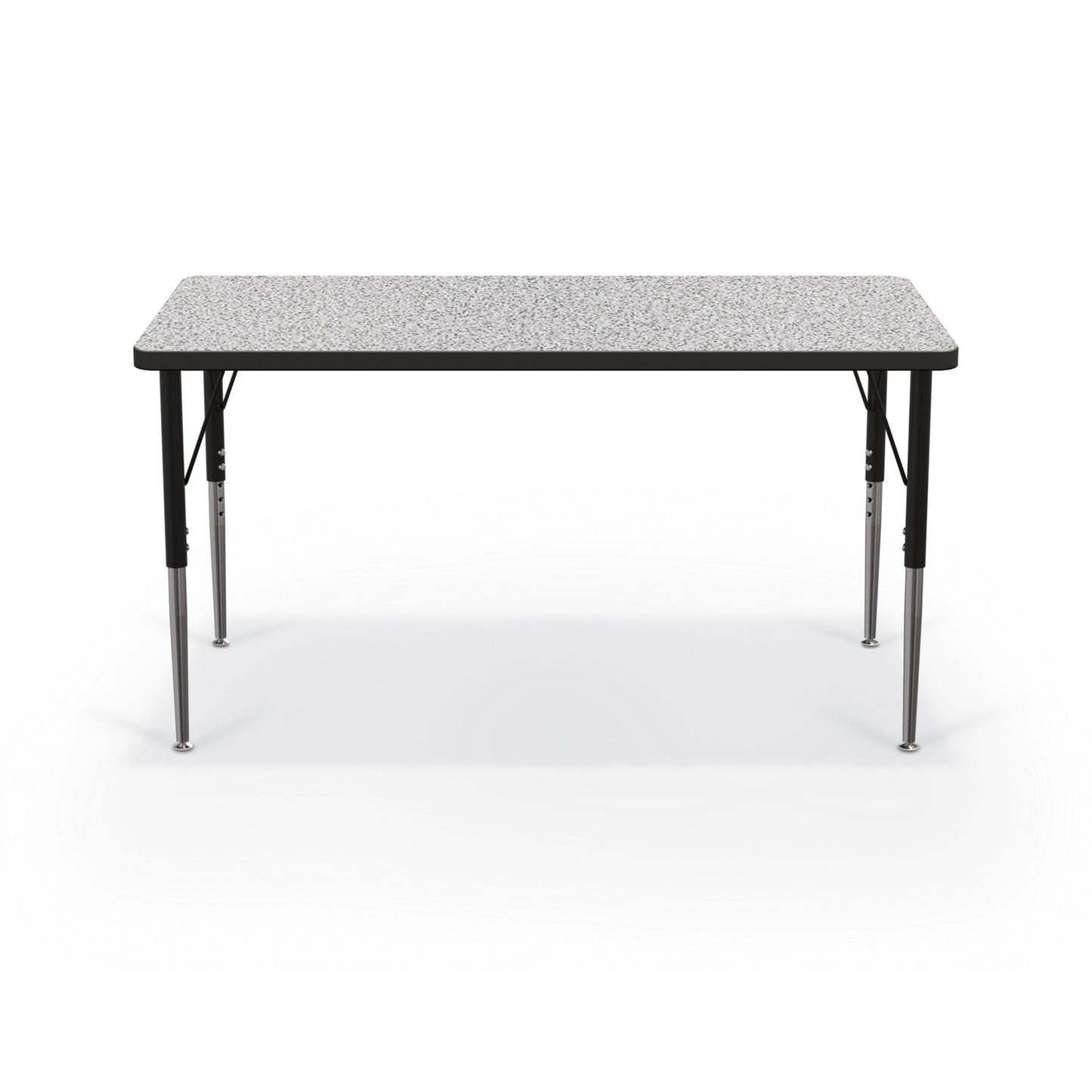 Mooreco Activity Table - 24"D x 48"W - Rectangle - Black Edgeband (Mooreco 90527-B) - SchoolOutlet