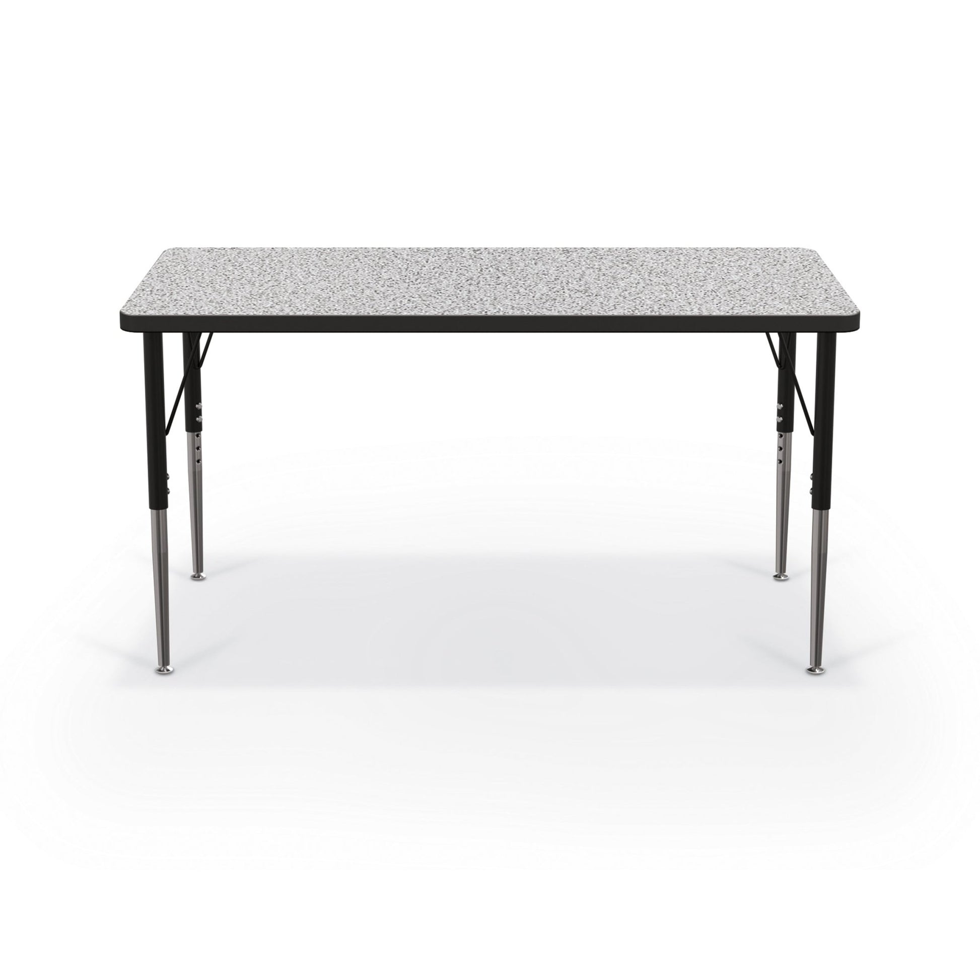 Mooreco Activity Table - 24"D x 48"W - Rectangle - Black Edgeband (Mooreco 90527-B) - SchoolOutlet