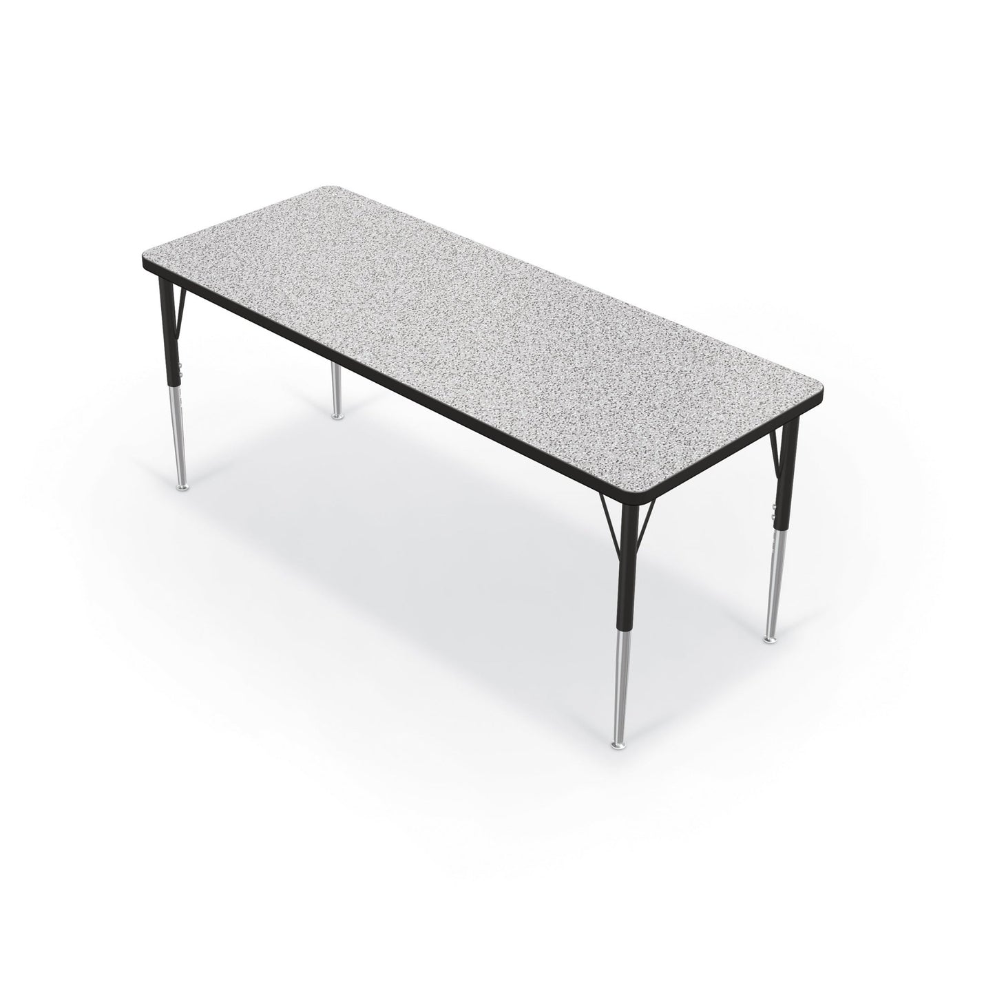 Mooreco Activity Table - 24"D x 60"W - Rectangle - Black Edgeband (Mooreco 90527-C) - SchoolOutlet