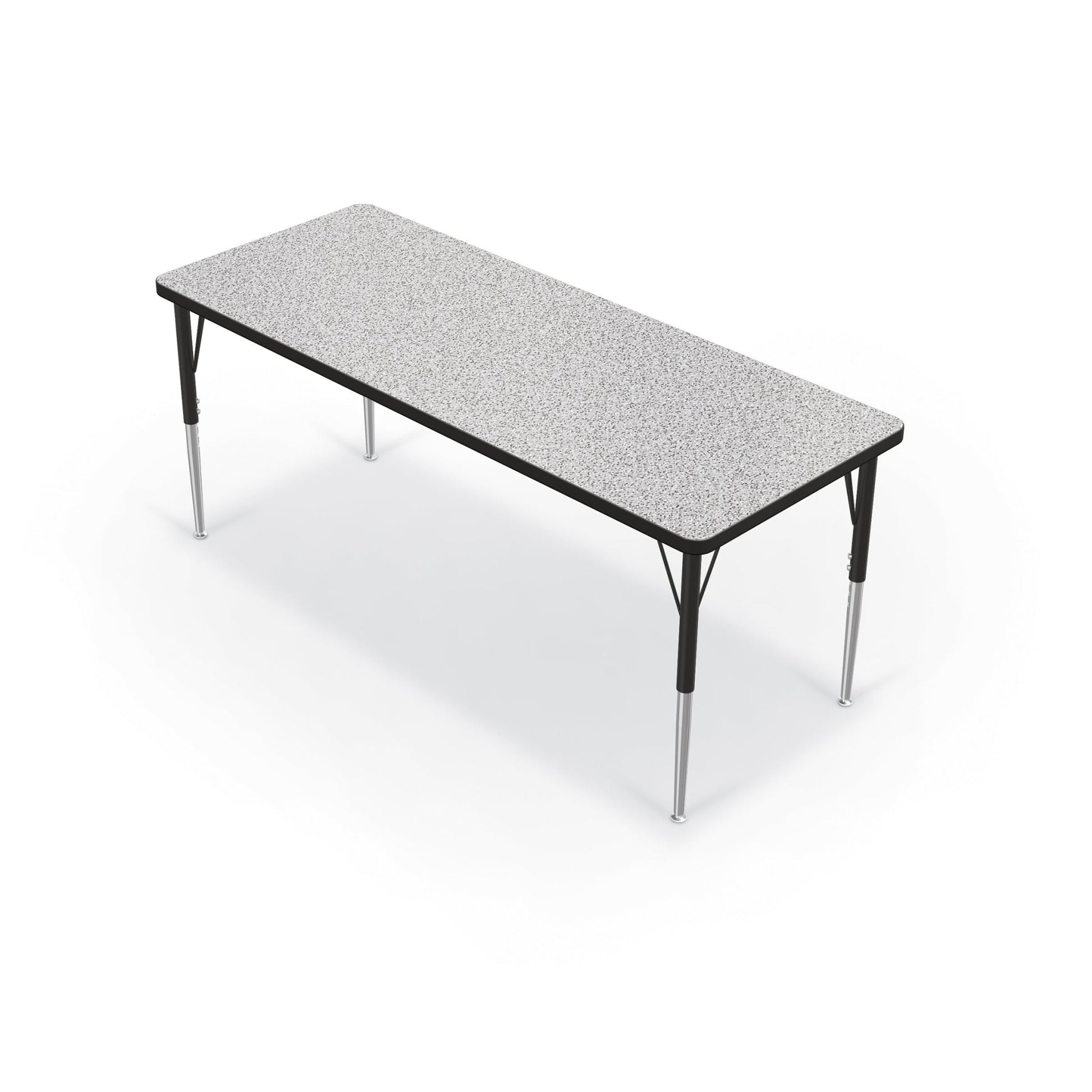 Mooreco Activity Table - 24"D x 60"W - Rectangle - Black Edgeband (Mooreco 90527-C) - SchoolOutlet