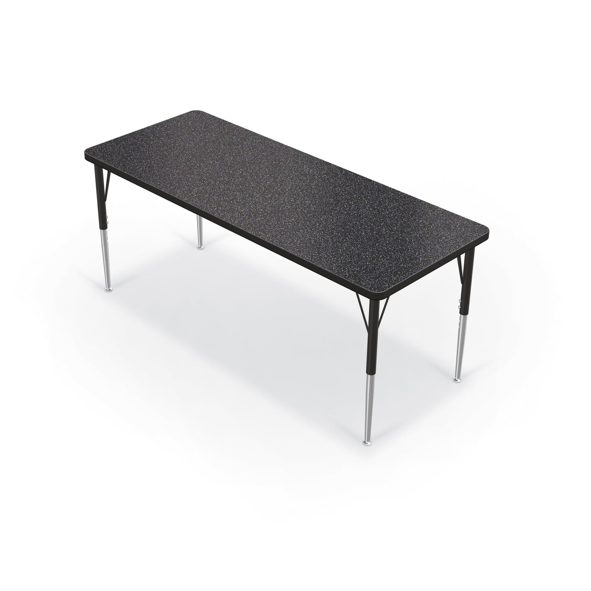 Mooreco Activity Table - 24"D x 60"W - Rectangle - Black Edgeband (Mooreco 90527-C) - SchoolOutlet