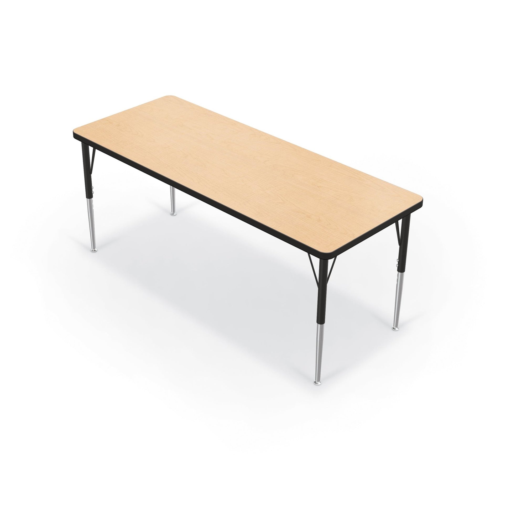 Mooreco Activity Table - 24"D x 60"W - Rectangle - Black Edgeband (Mooreco 90527-C) - SchoolOutlet