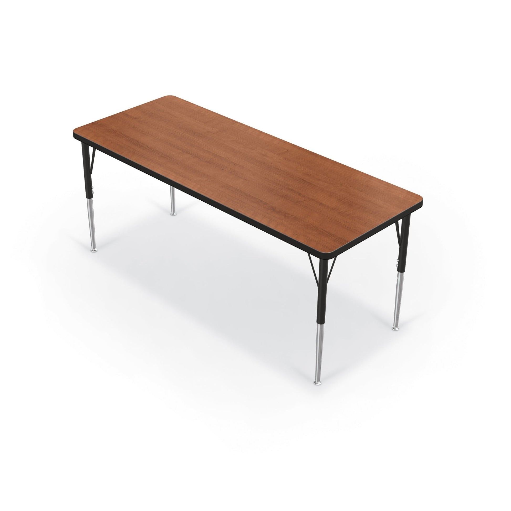 Mooreco Activity Table - 24"D x 60"W - Rectangle - Black Edgeband (Mooreco 90527-C) - SchoolOutlet