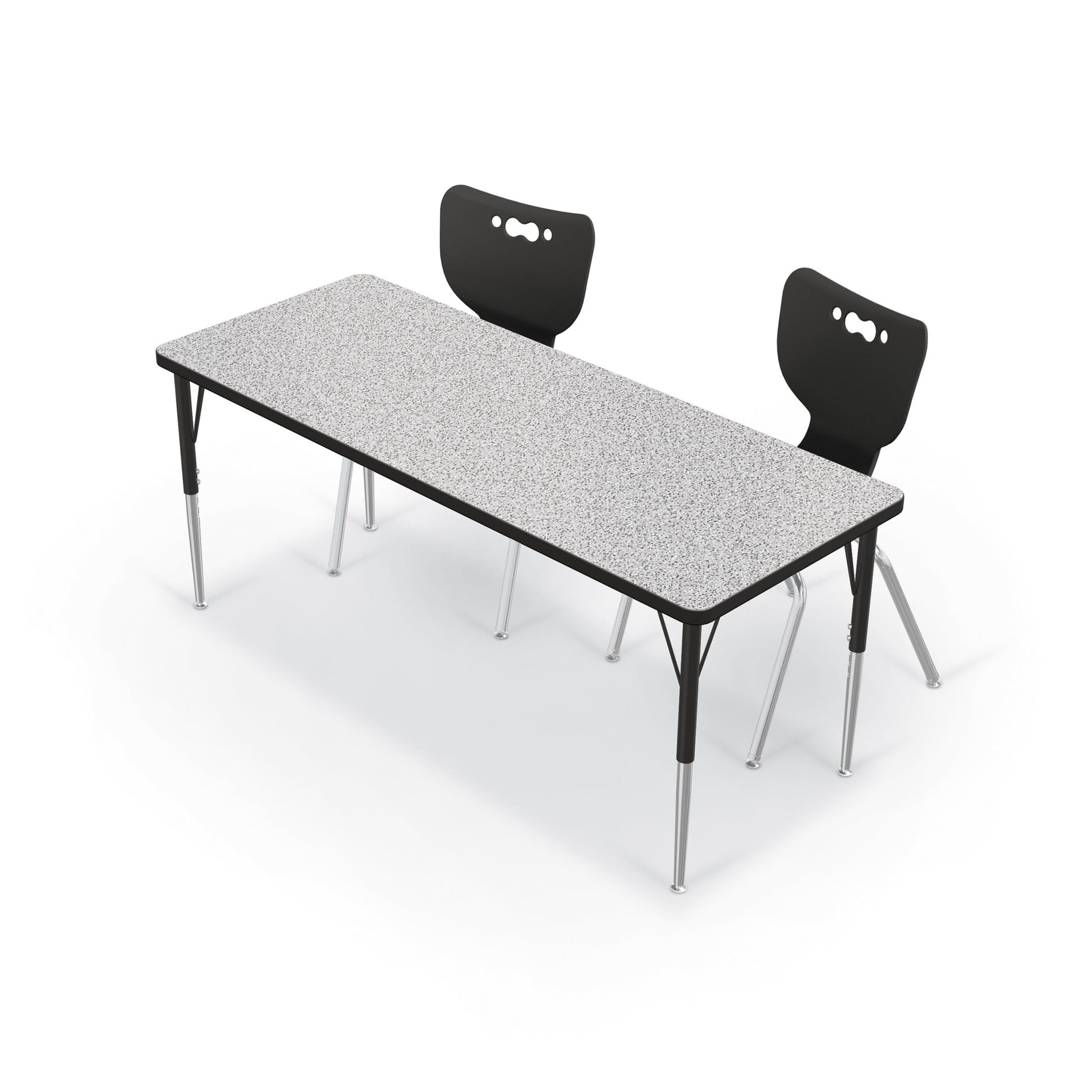 Mooreco Activity Table - 24"D x 60"W - Rectangle - Black Edgeband (Mooreco 90527-C) - SchoolOutlet