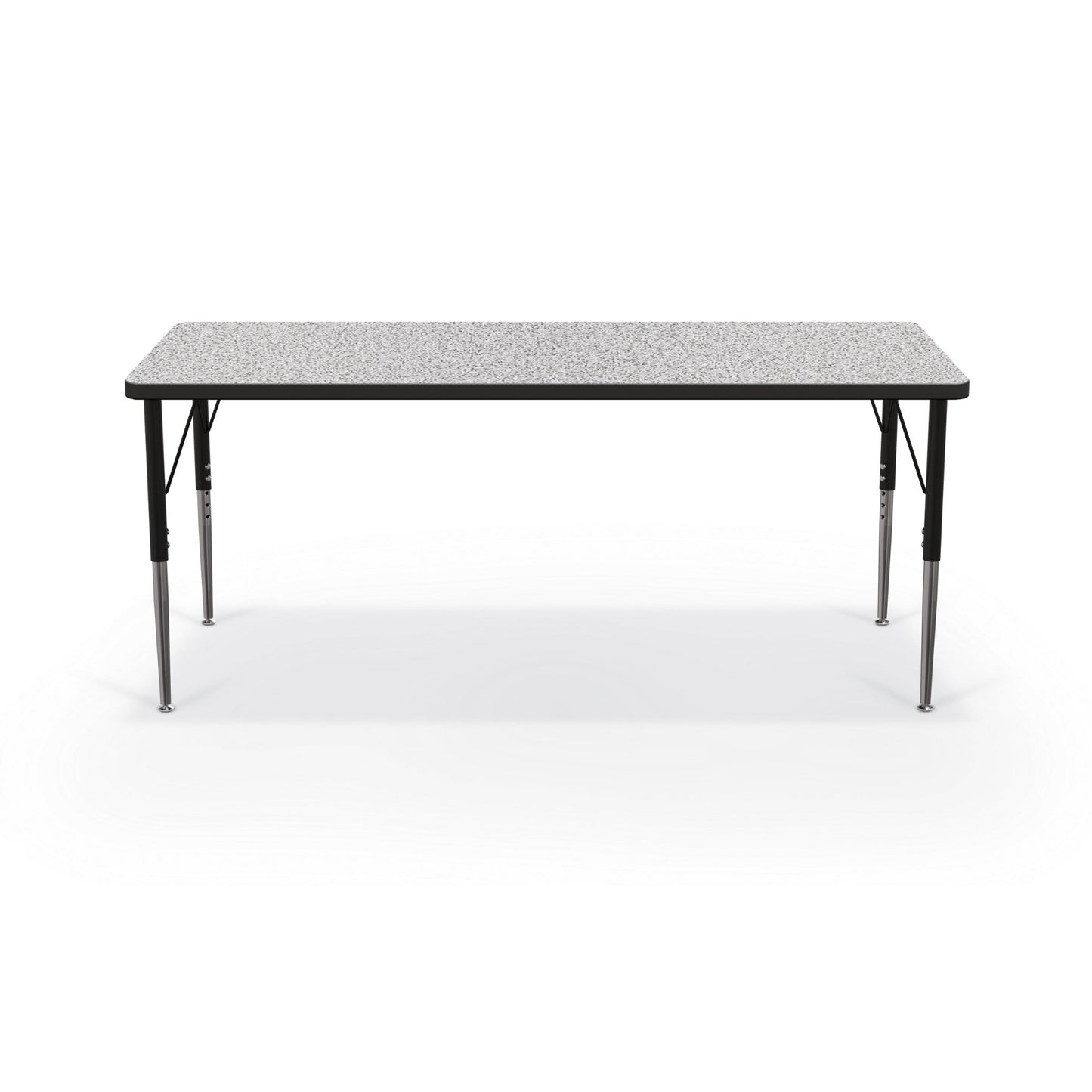 Mooreco Activity Table - 24"D x 60"W - Rectangle - Black Edgeband (Mooreco 90527-C) - SchoolOutlet