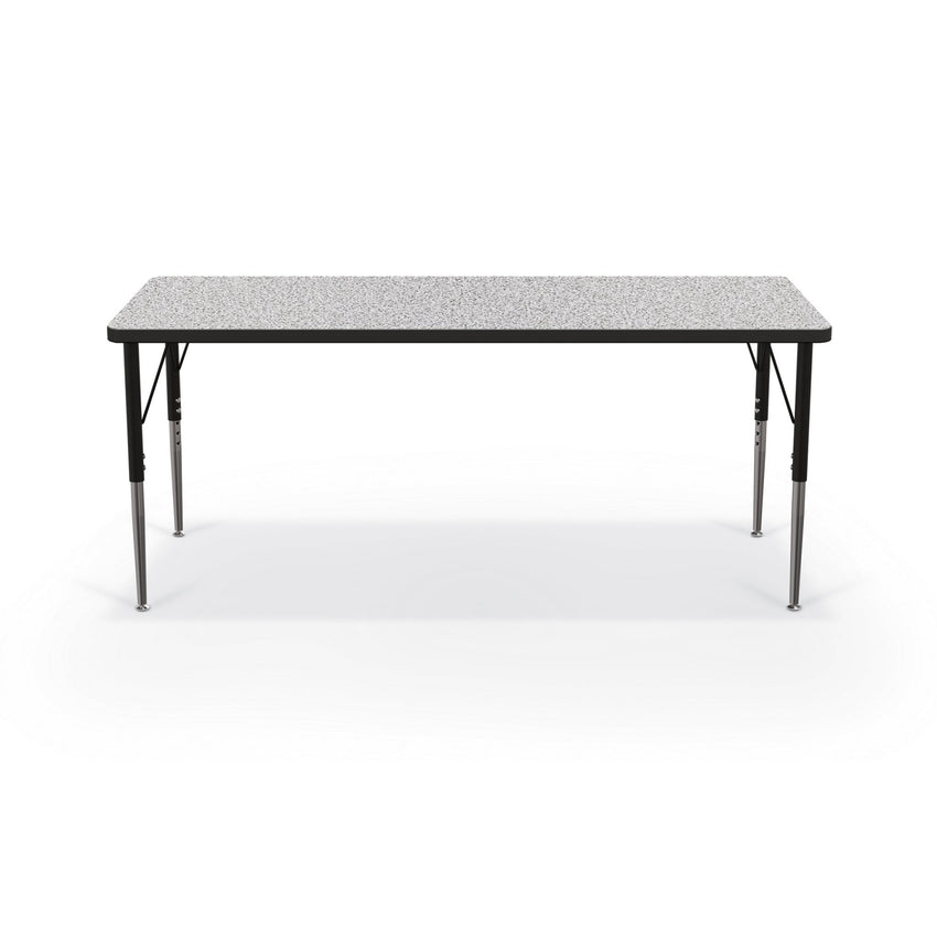 Mooreco Activity Table - 24"D x 60"W - Rectangle - Black Edgeband (Mooreco 90527-C) - SchoolOutlet