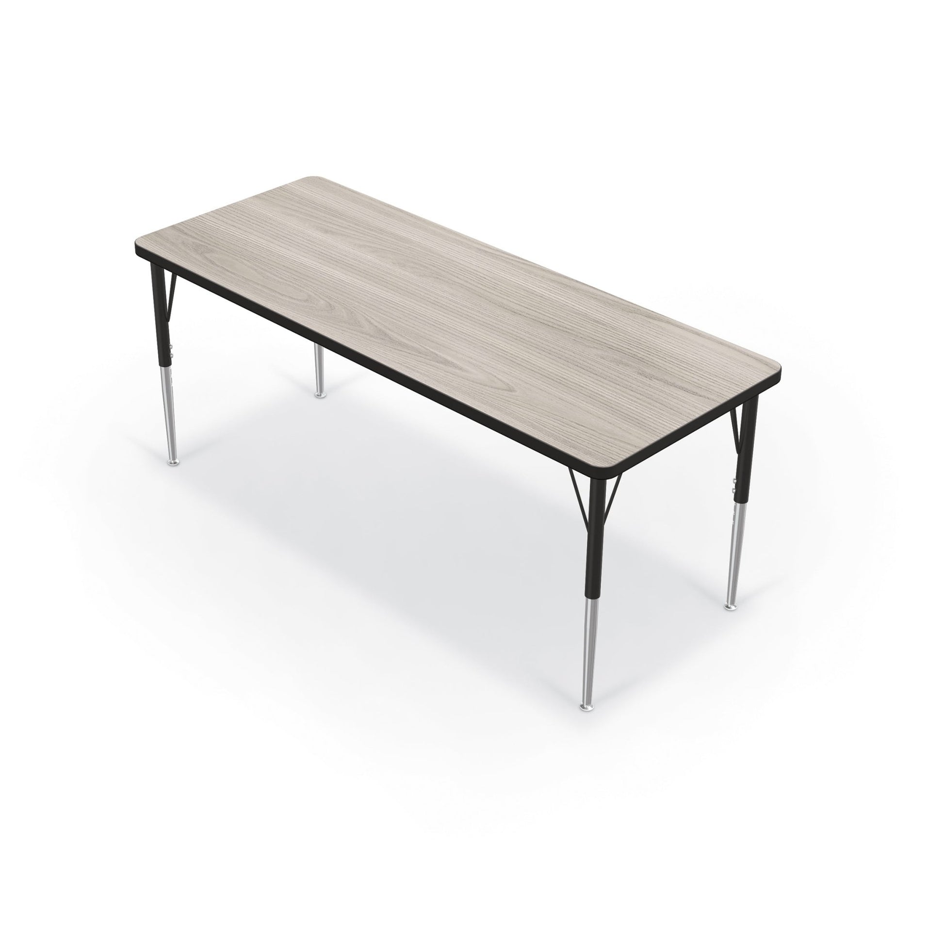 Mooreco Activity Table - 24"D x 60"W - Rectangle - Black Edgeband (Mooreco 90527-C) - SchoolOutlet