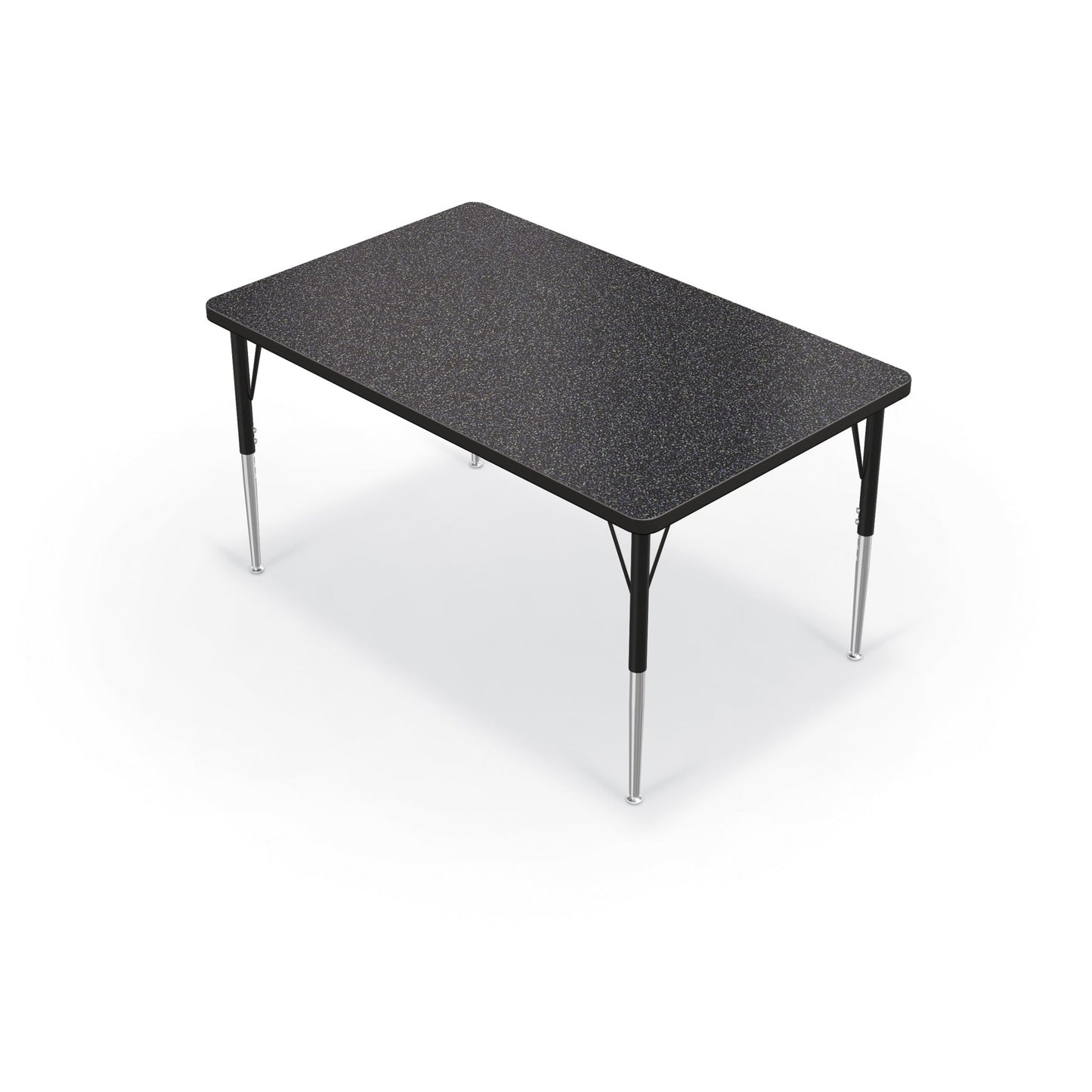 Mooreco Activity Table - 30"D x 48"W - Rectangle - Black Edgeband (Mooreco 90527-D) - SchoolOutlet