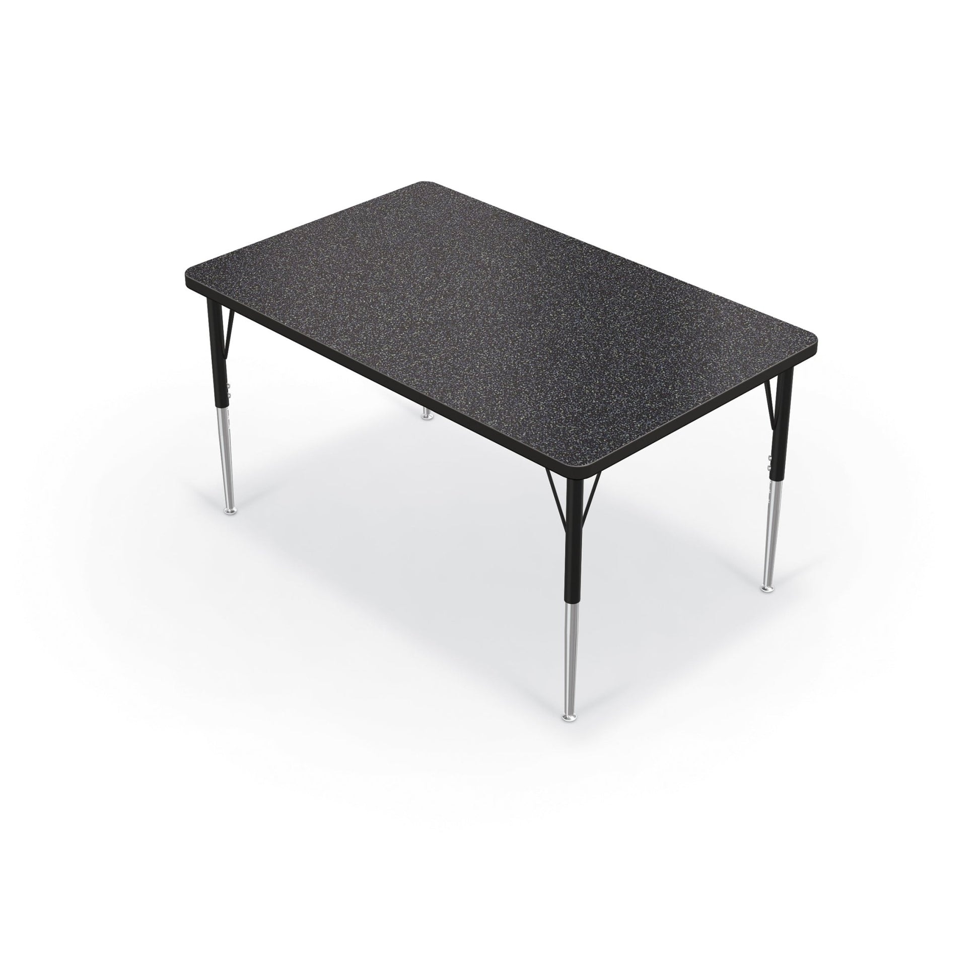 Mooreco Activity Table - 30"D x 48"W - Rectangle - Black Edgeband (Mooreco 90527-D) - SchoolOutlet