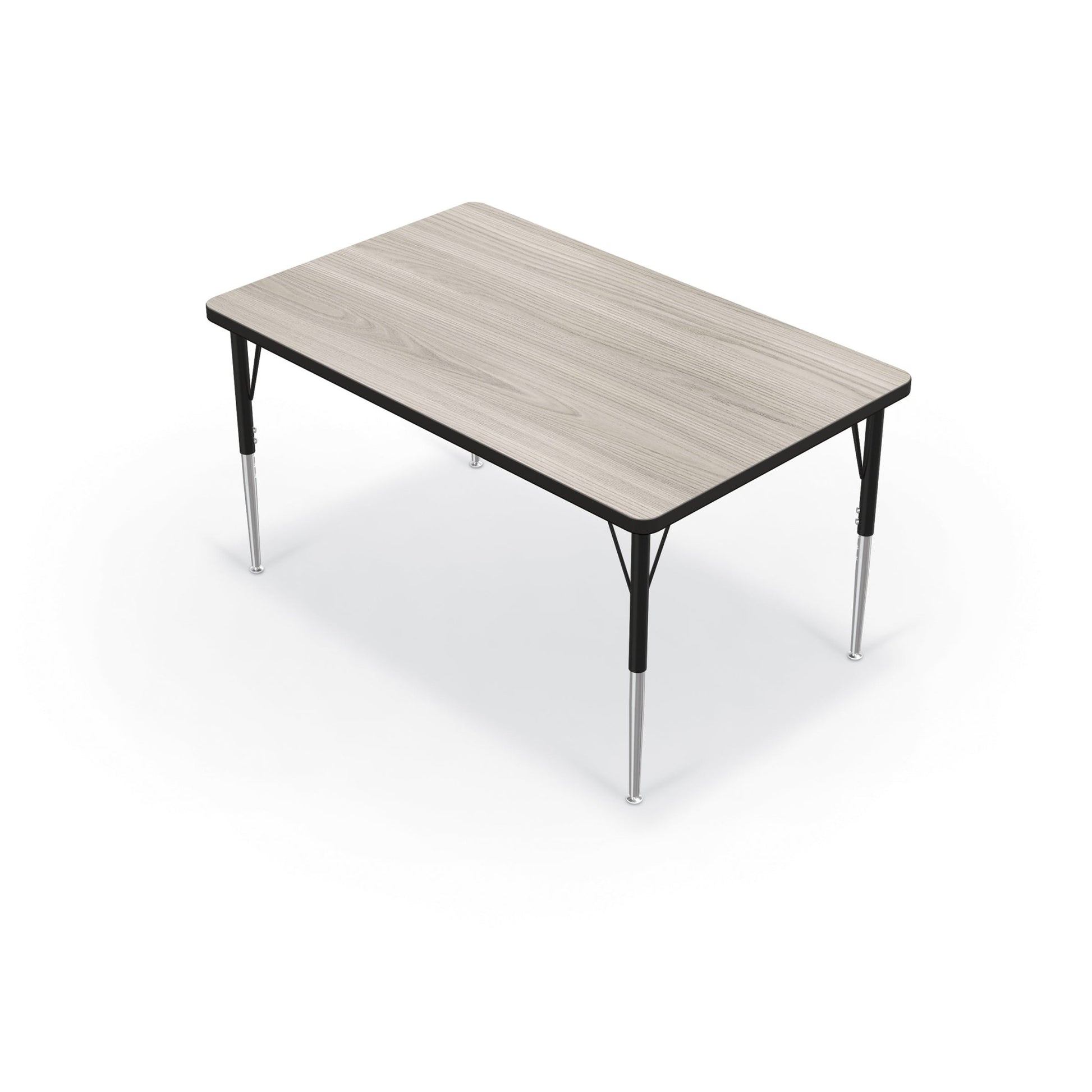 Mooreco Activity Table - 30"D x 48"W - Rectangle - Black Edgeband (Mooreco 90527-D) - SchoolOutlet