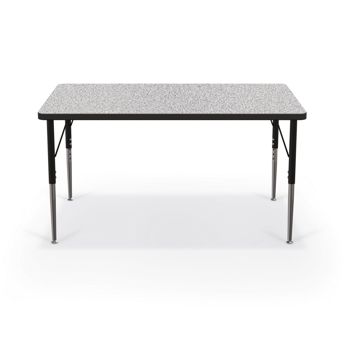 Mooreco Activity Table - 30"D x 48"W - Rectangle - Black Edgeband (Mooreco 90527-D) - SchoolOutlet