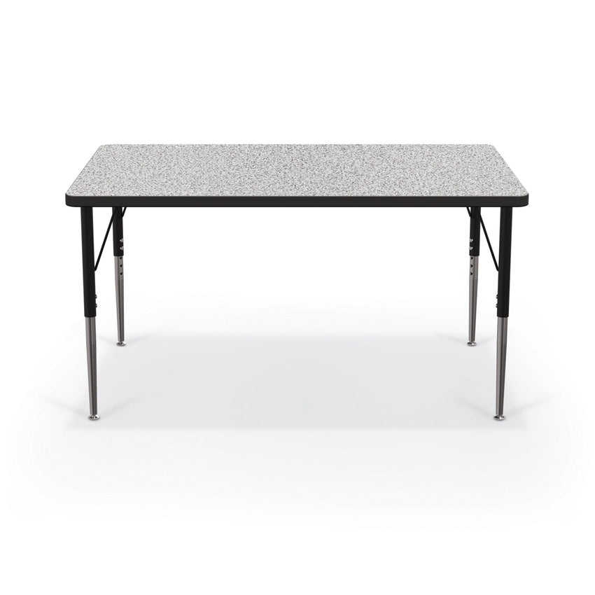 Mooreco Activity Table - 30"D x 48"W - Rectangle - Black Edgeband (Mooreco 90527-D) - SchoolOutlet