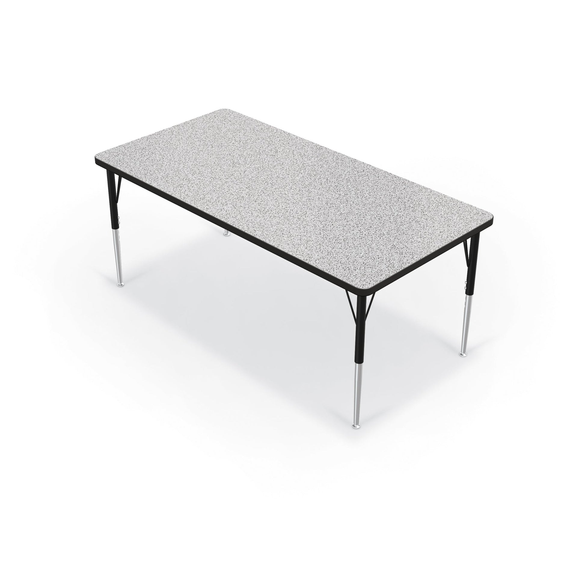 Mooreco Activity Table - 30"D x 60"W - Rectangle - Black Edgeband (Mooreco 90527-E) - SchoolOutlet