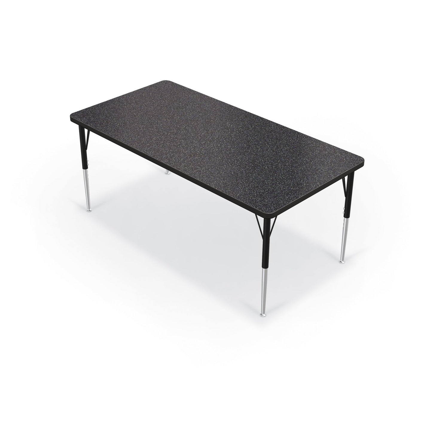 Mooreco Activity Table - 30"D x 60"W - Rectangle - Black Edgeband (Mooreco 90527-E) - SchoolOutlet