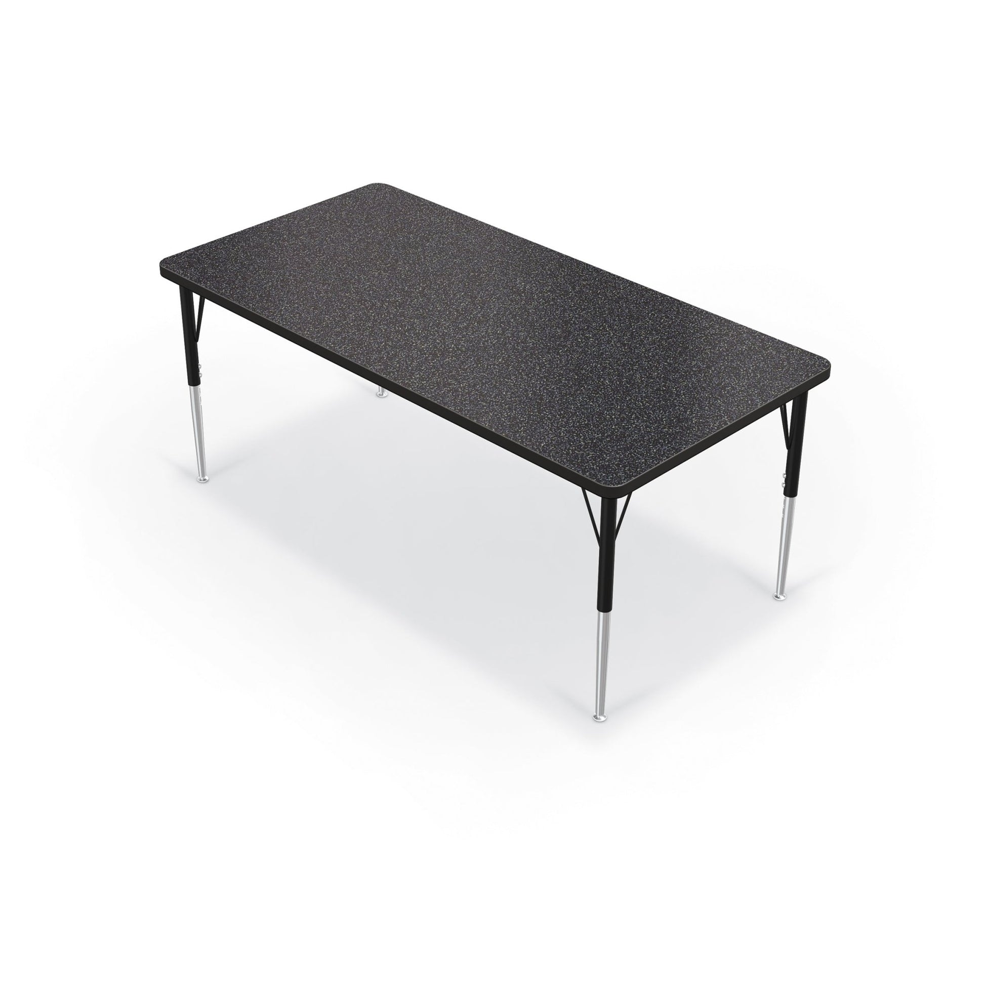 Mooreco Activity Table - 30"D x 60"W - Rectangle - Black Edgeband (Mooreco 90527-E) - SchoolOutlet