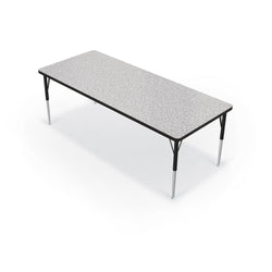 Mooreco Activity Table - 30"D x 72"W - Rectangle - Black Edgeband (Mooreco 90527-F)