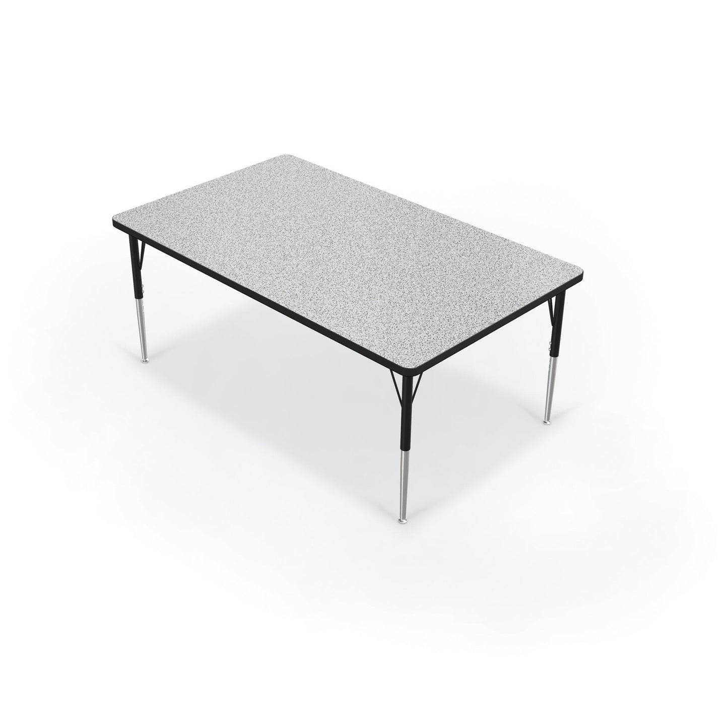 Mooreco Activity Table - 36"D x 60"W - Rectangle - Black Edgeband (Mooreco 90527-G) - SchoolOutlet