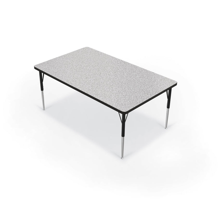 Mooreco Activity Table - 36"D x 60"W - Rectangle - Black Edgeband (Mooreco 90527-G) - SchoolOutlet