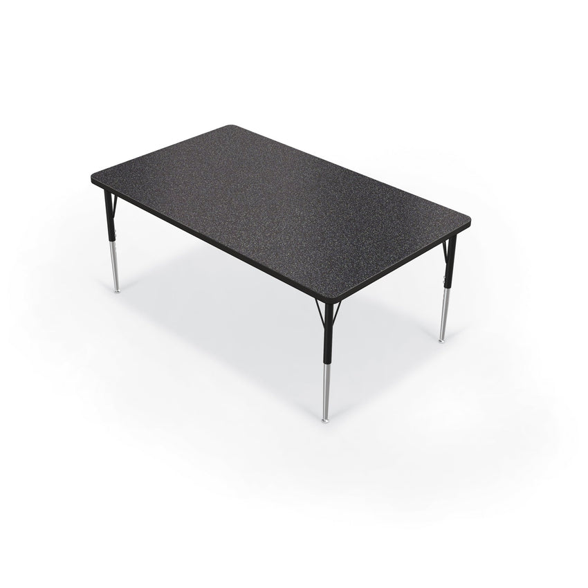 Mooreco Activity Table - 36"D x 60"W - Rectangle - Black Edgeband (Mooreco 90527-G) - SchoolOutlet