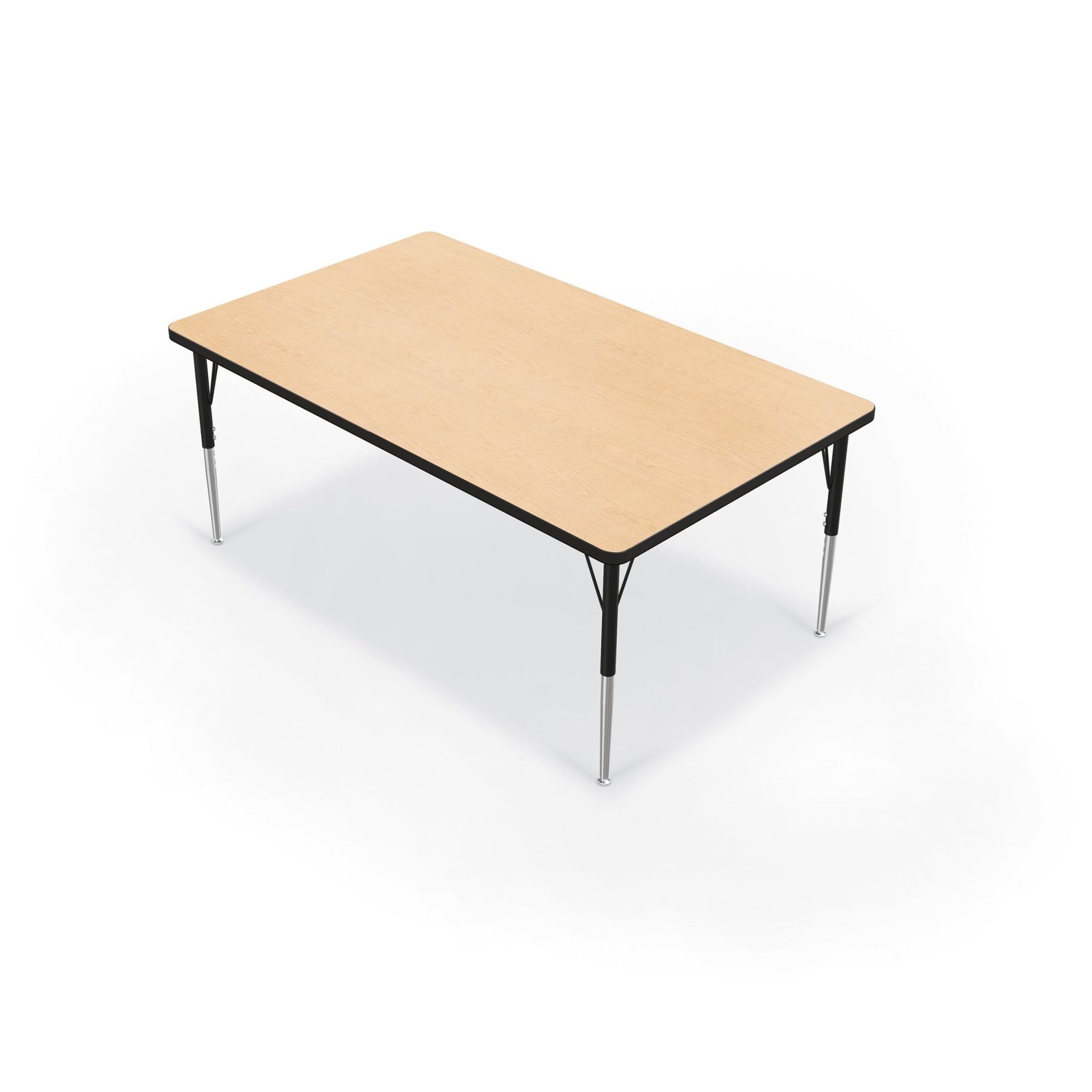 Mooreco Activity Table - 36"D x 60"W - Rectangle - Black Edgeband (Mooreco 90527-G) - SchoolOutlet