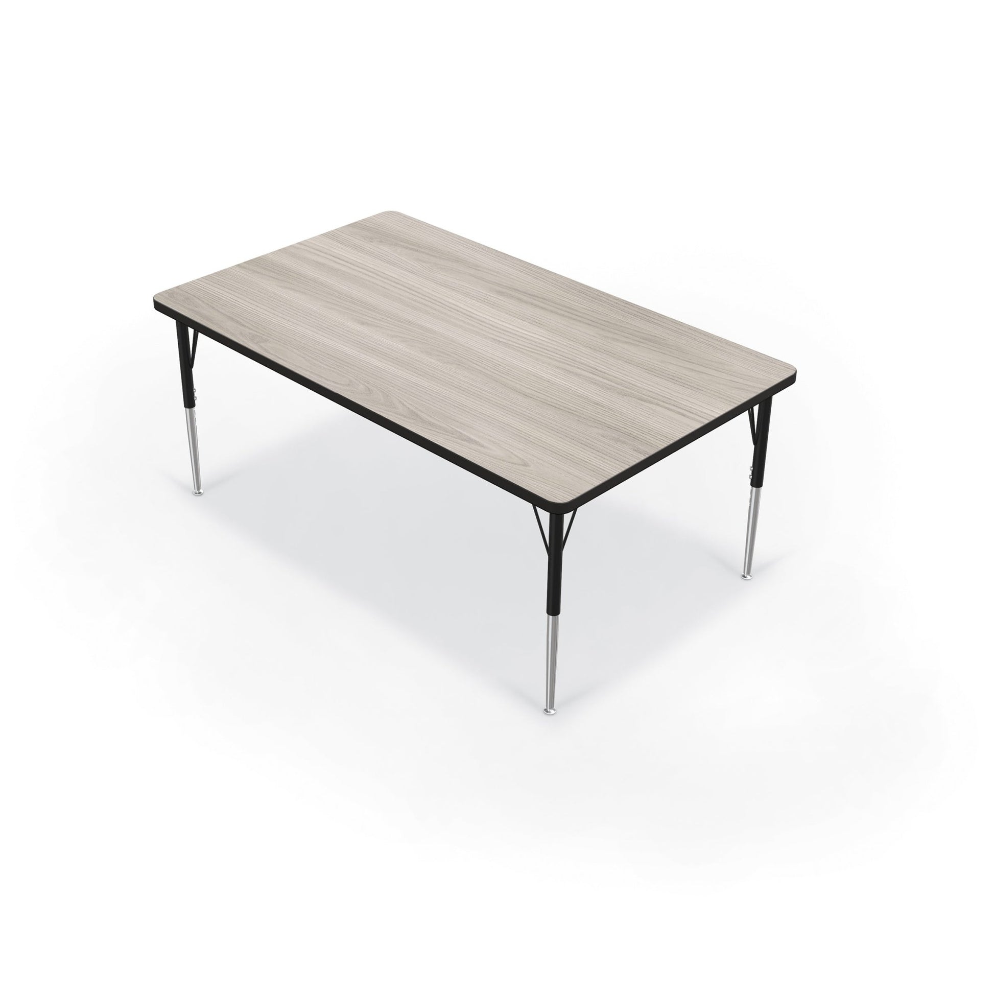 Mooreco Activity Table - 36"D x 60"W - Rectangle - Black Edgeband (Mooreco 90527-G) - SchoolOutlet