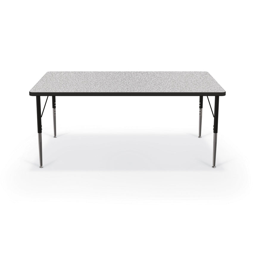 Mooreco Activity Table - 36"D x 60"W - Rectangle - Black Edgeband (Mooreco 90527-G) - SchoolOutlet