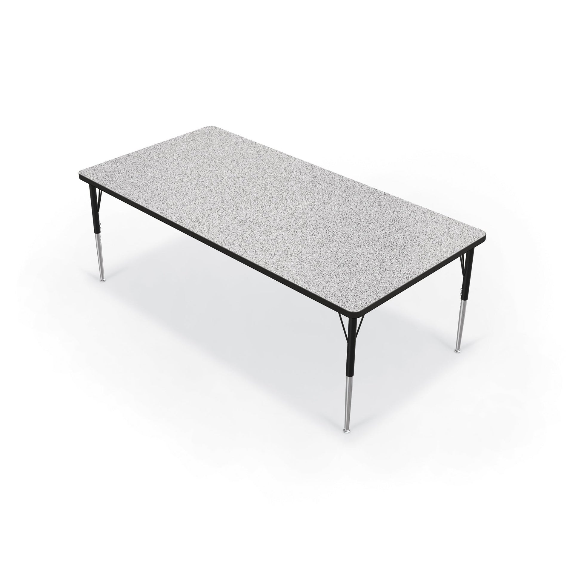 Mooreco Activity Table - 36"D x 72"W - Rectangle - Black Edgeband (Mooreco 90527-H) - SchoolOutlet
