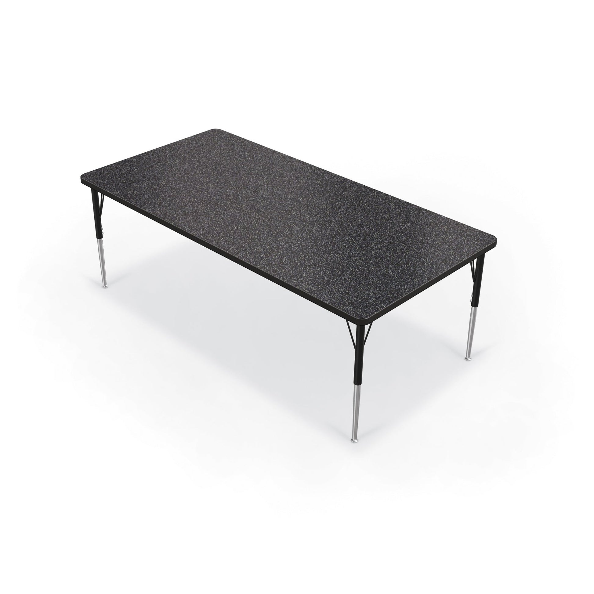 Mooreco Activity Table - 36"D x 72"W - Rectangle - Black Edgeband (Mooreco 90527-H) - SchoolOutlet
