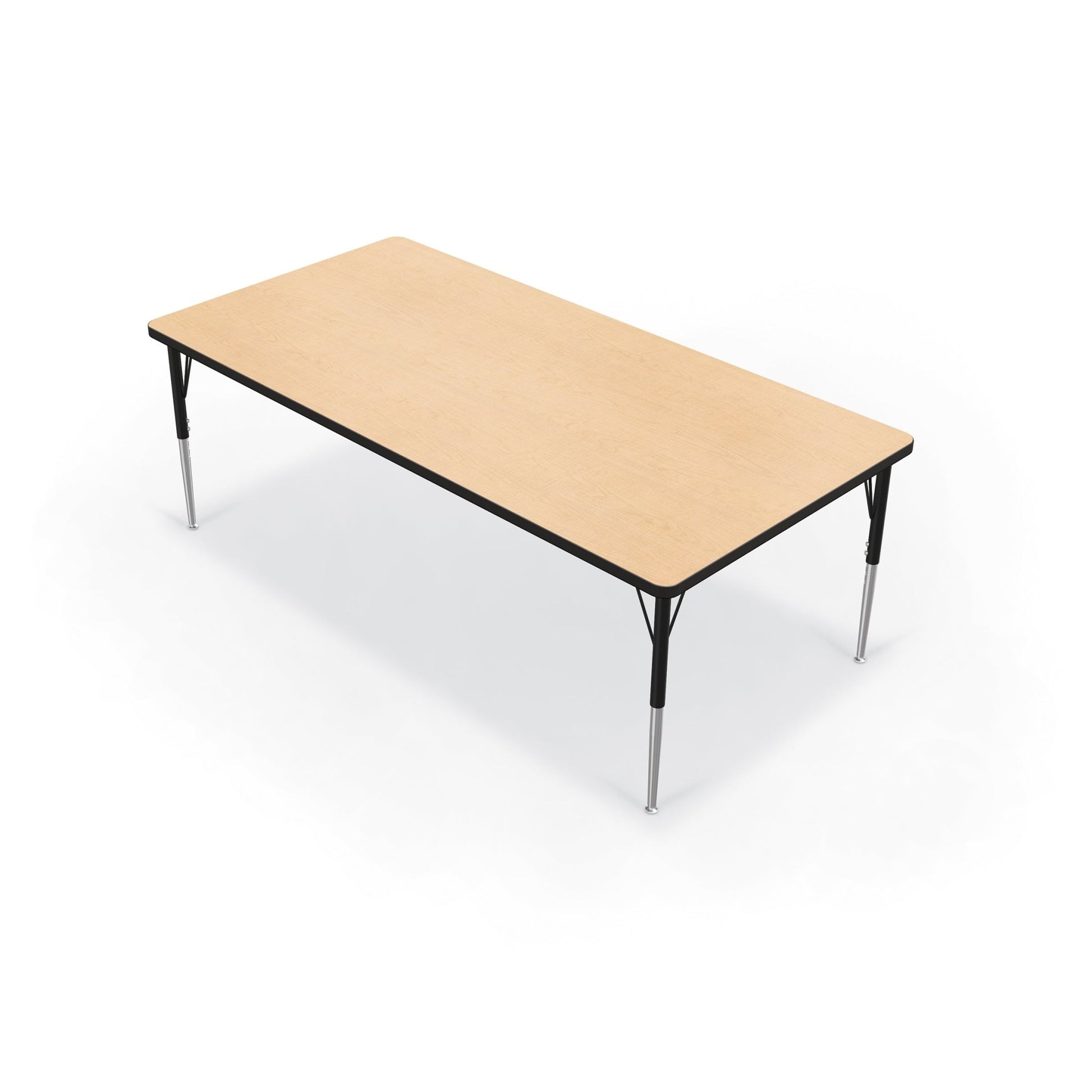 Mooreco Activity Table - 36"D x 72"W - Rectangle - Black Edgeband (Mooreco 90527-H) - SchoolOutlet