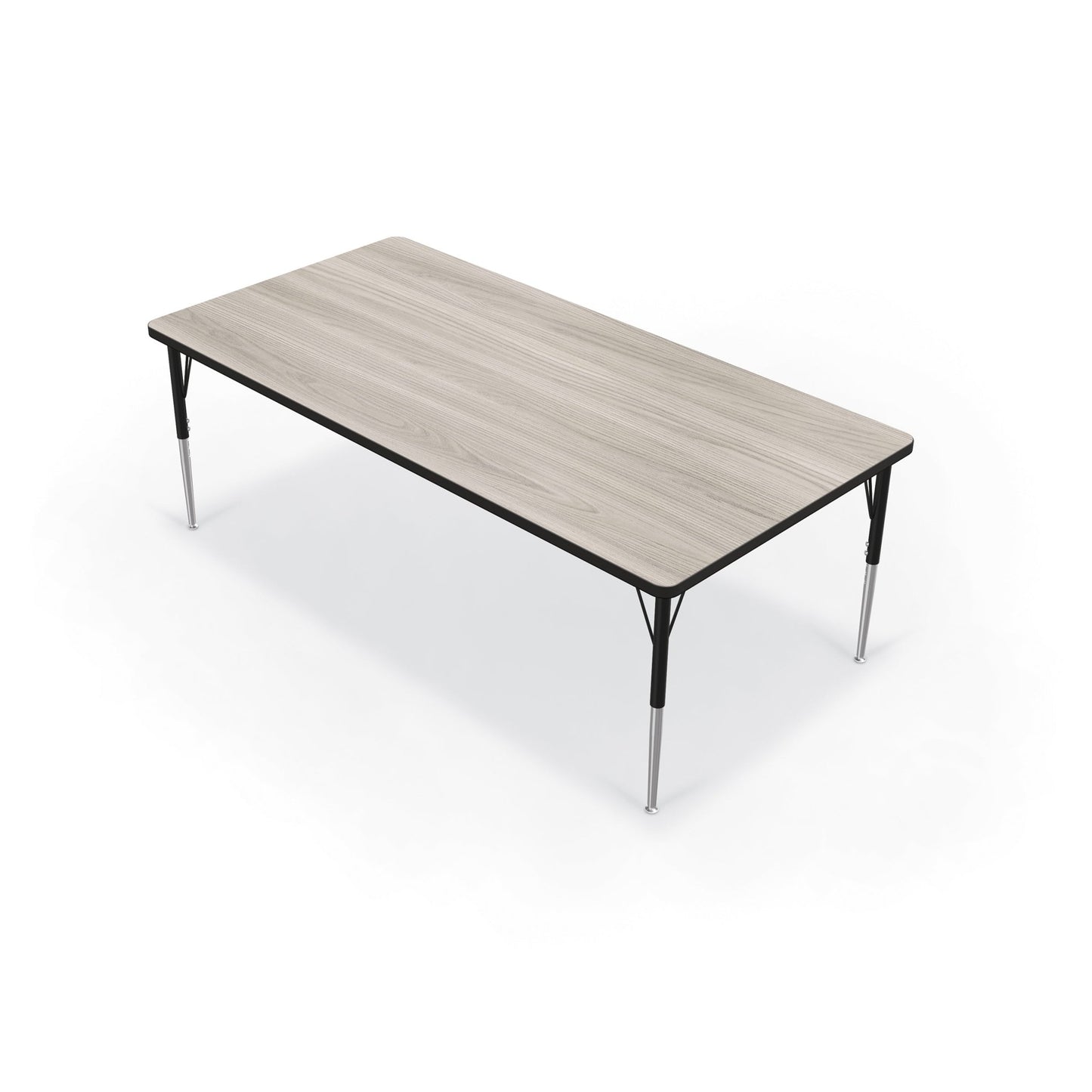 Mooreco Activity Table - 36"D x 72"W - Rectangle - Black Edgeband (Mooreco 90527-H) - SchoolOutlet