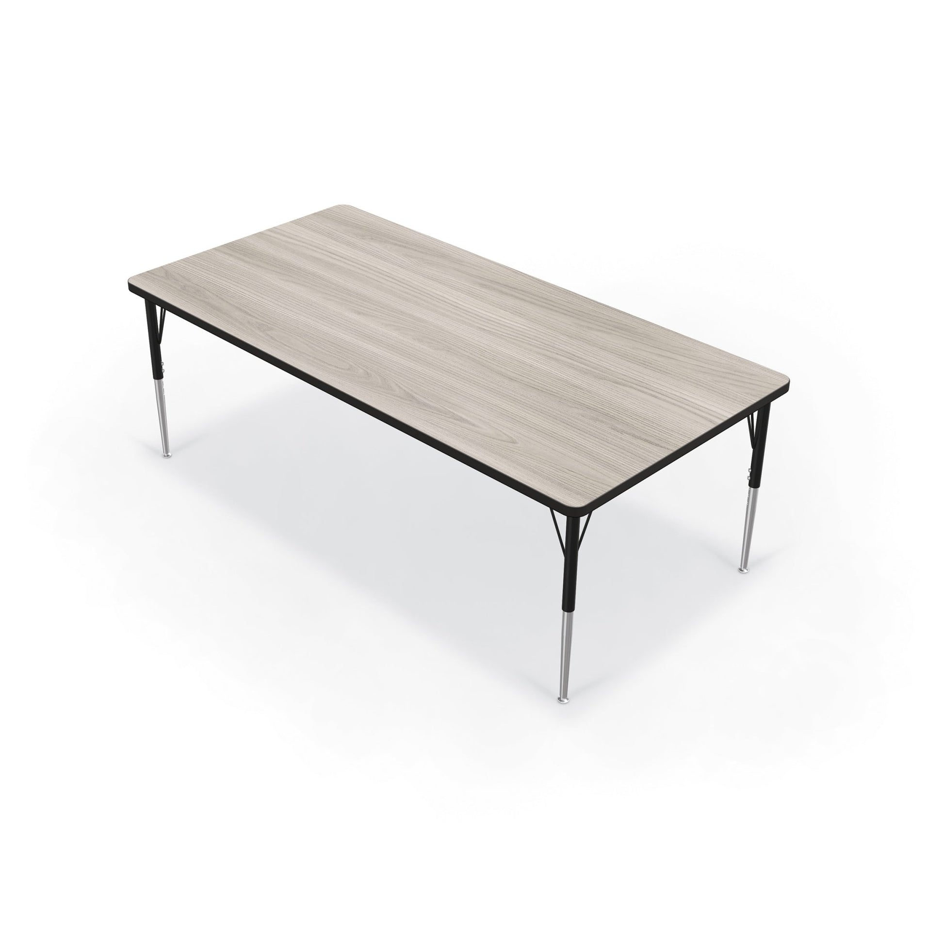 Mooreco Activity Table - 36"D x 72"W - Rectangle - Black Edgeband (Mooreco 90527-H) - SchoolOutlet