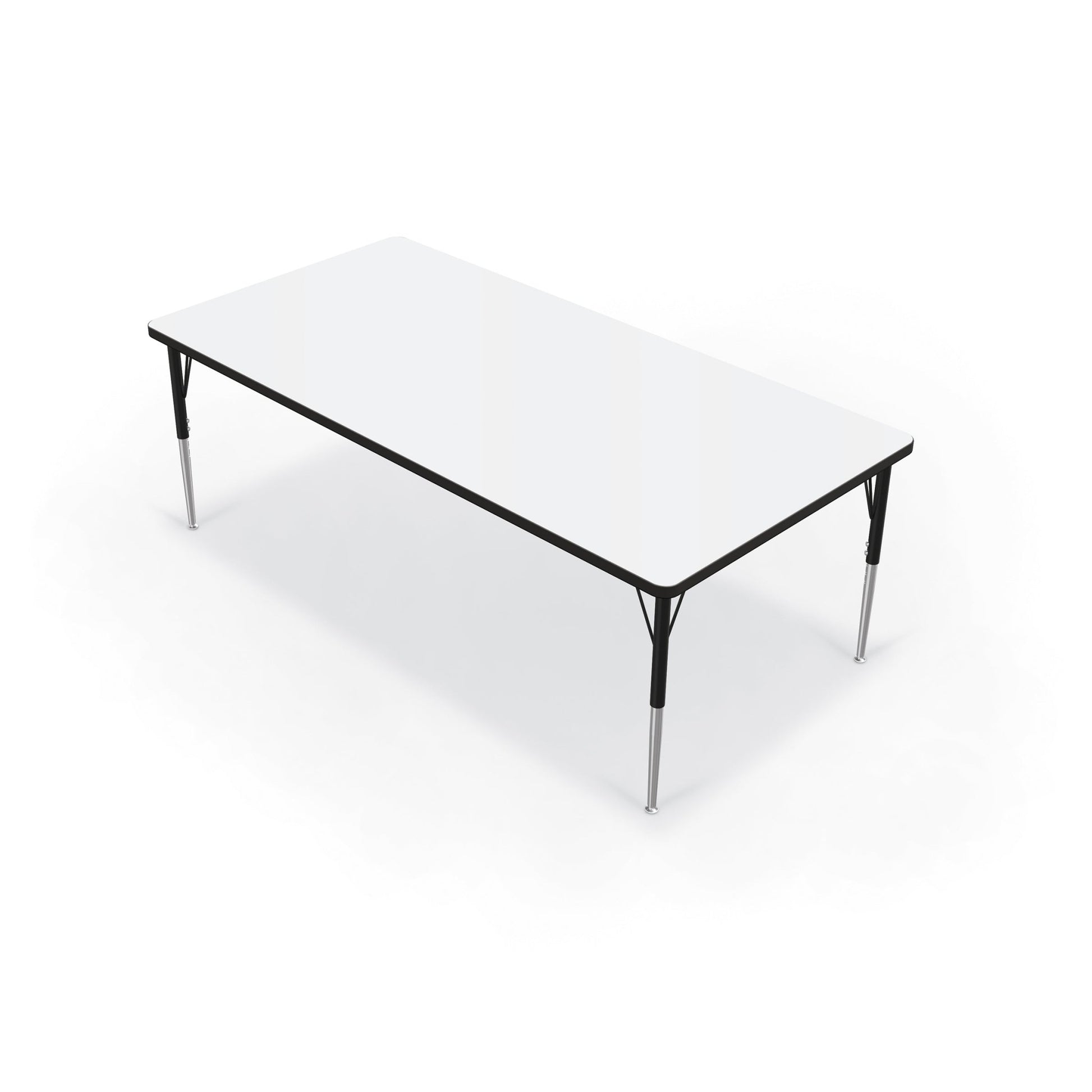 Mooreco Activity Table - 36"D x 72"W - Rectangle - Black Edgeband (Mooreco 90527-H) - SchoolOutlet