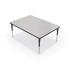 Mooreco Activity Table - 48"D x 60"W - Rectangle - Black Edgeband (Mooreco 90527-J)